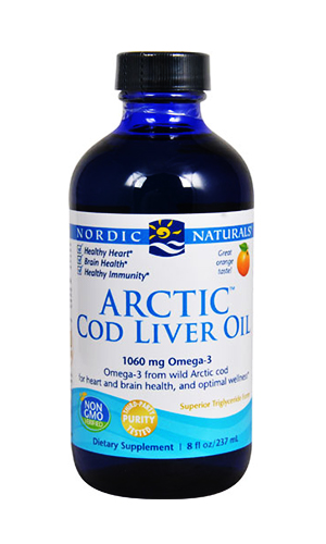 Omega oil, Arctic Cod Liver Oil Orange 8 oz